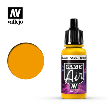 Vallejo 72707 Game Air Gold Yellow 17 ml Acrylic Airbrush Paint