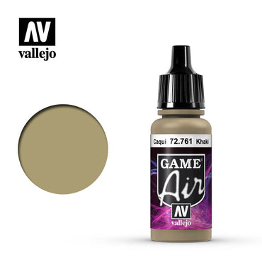Vallejo 72761 Game Air Khaki 17 ml Acrylic Airbrush Paint