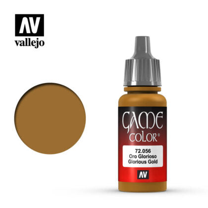 Vallejo 72056 Game Colour Glorious Gold 17 ml Acrylic Paint