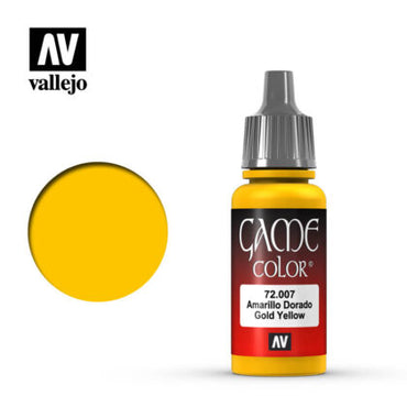 Vallejo 72007 Game Colour Gold Yellow 17 ml Acrylic Paint
