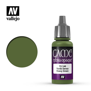 Vallejo 72146 Game Colour Extra Opaque Heavy Green 17 ml Acrylic Paint