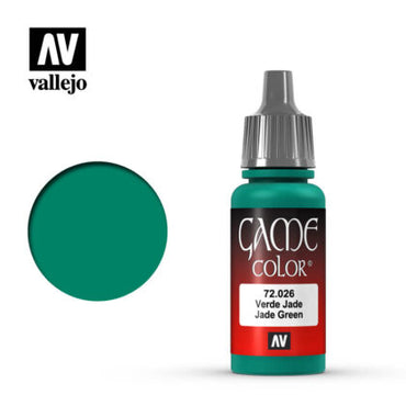 Vallejo 72026 Game Colour Jade Green 17 ml Acrylic Paint