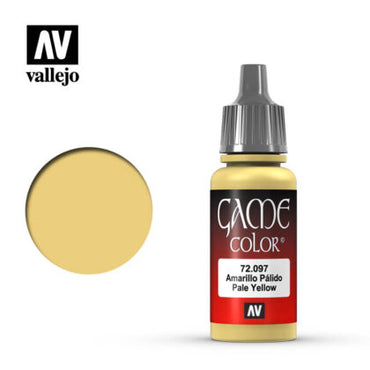 Vallejo 72097 Game Colour Pale Yellow 17 ml Acrylic Paint