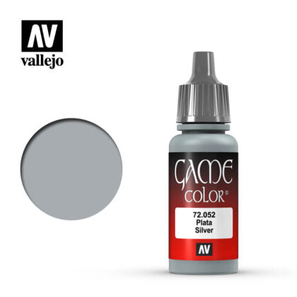 Vallejo 72052 Game Colour Silver 17 ml Acrylic Paint
