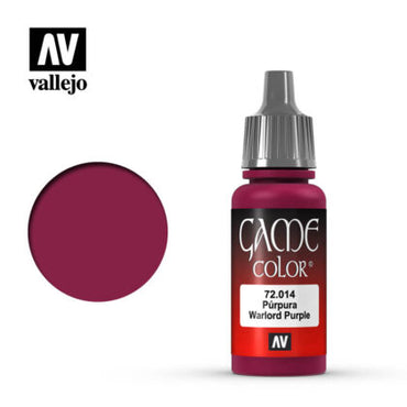 Vallejo 72014 Game Colour Warlord Purple 17 ml Acrylic Paint