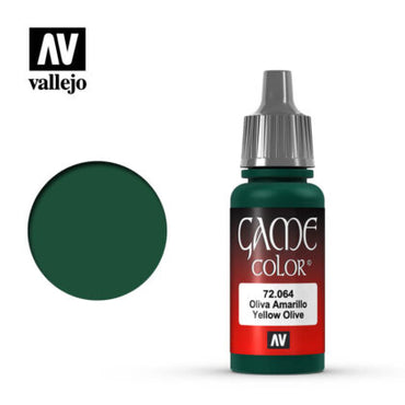 Vallejo 72064 Game Colour Yellow Olive 17 ml Acrylic Paint
