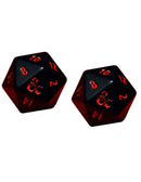 Ultra Pro Heavy Metal 2x D20 Dice Set for Dungeons & Dragons
