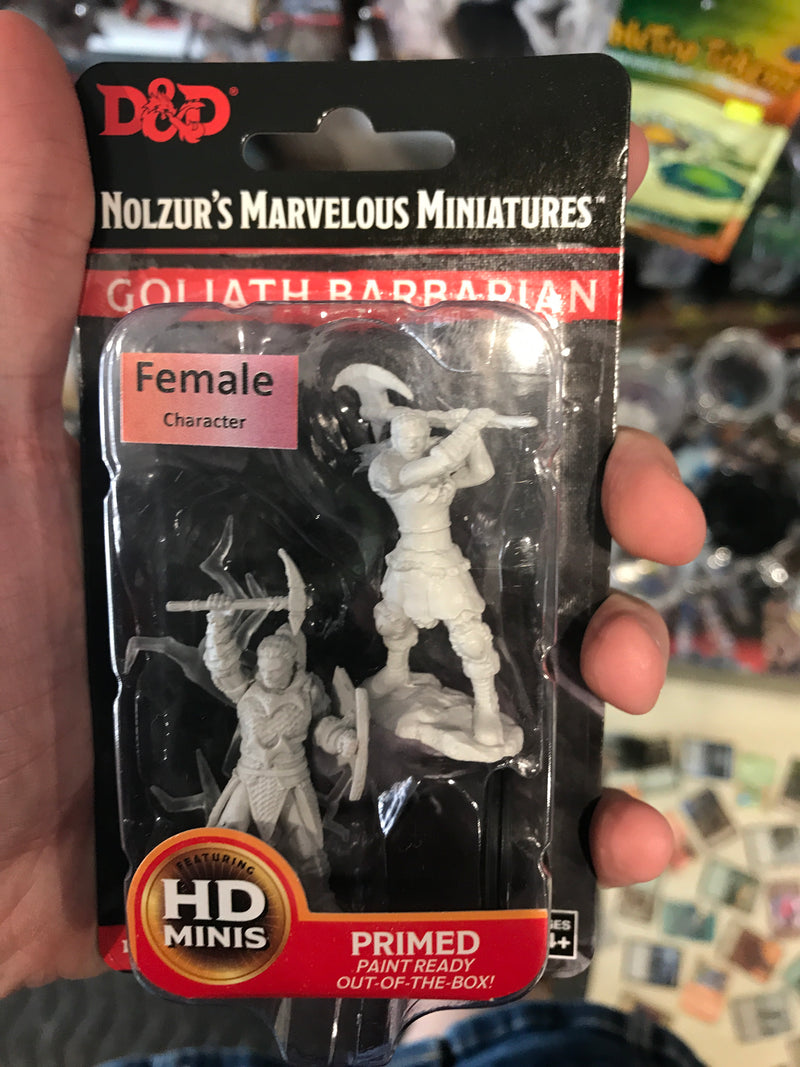 Miniature - Female Goliath Barbarian