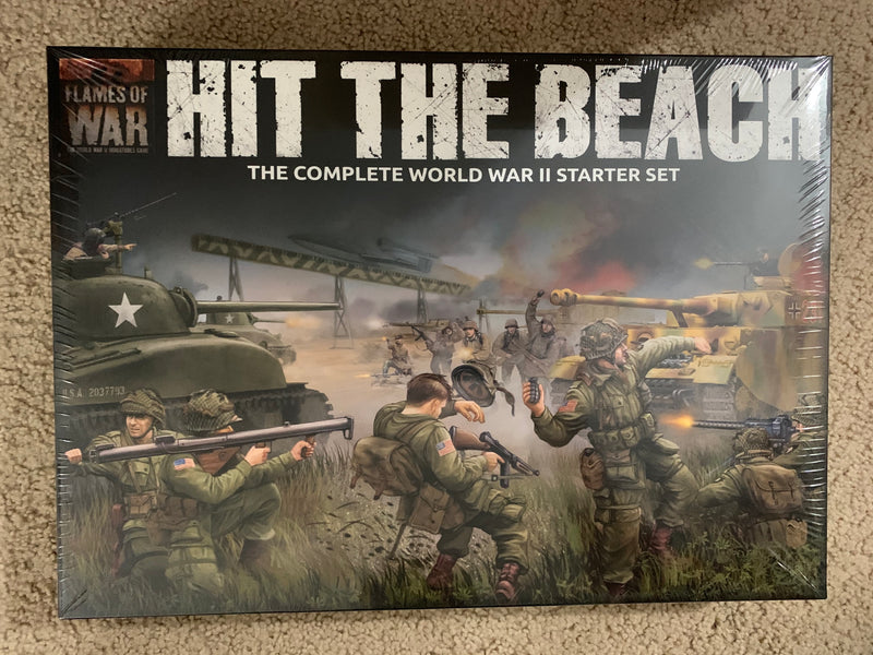 Hit The Beach Army Set (German & American 11x Tanks, 2x Guns, 96x figs - Plastic)