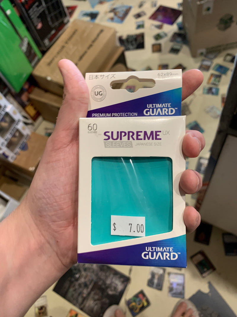 Ultimate Guard Supreme UX Sleeves Japanese Size Turquoise (60)