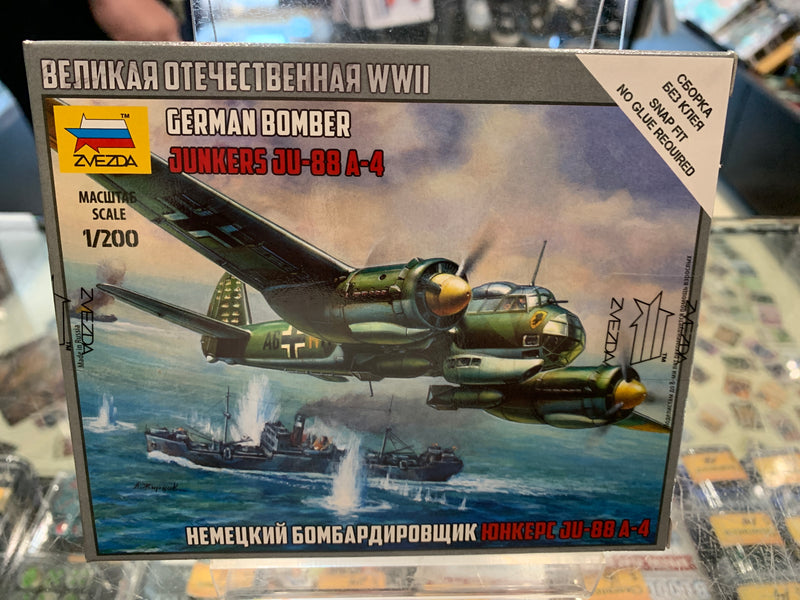 Zvezda 6186 1/200 Ju-88A4 Plastic Model Kit