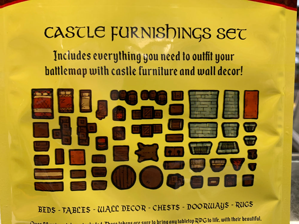 Tabletop Tokens - Castle Furnishings Set