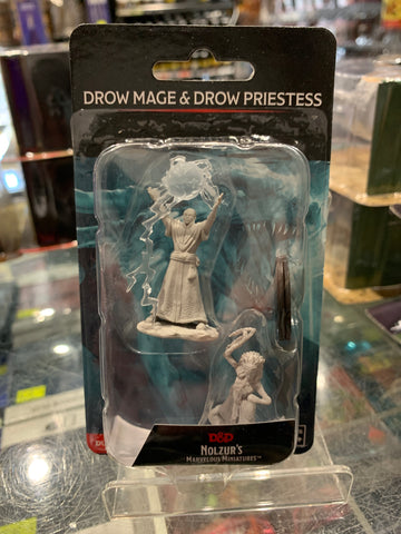 Miniature - Drow Mage & Drow Priestess