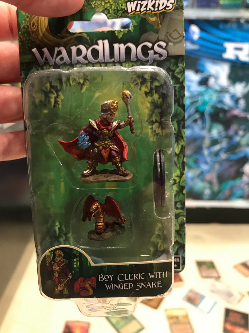 Miniature - Wardlings Boy Cleric W Snake