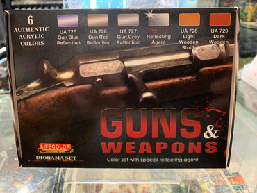 Lifecolor CS26 Guns And Weapons Acrylic Paint Set