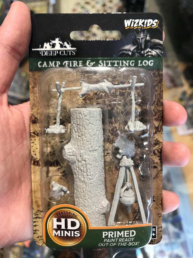 Miniature - Campfire & Log