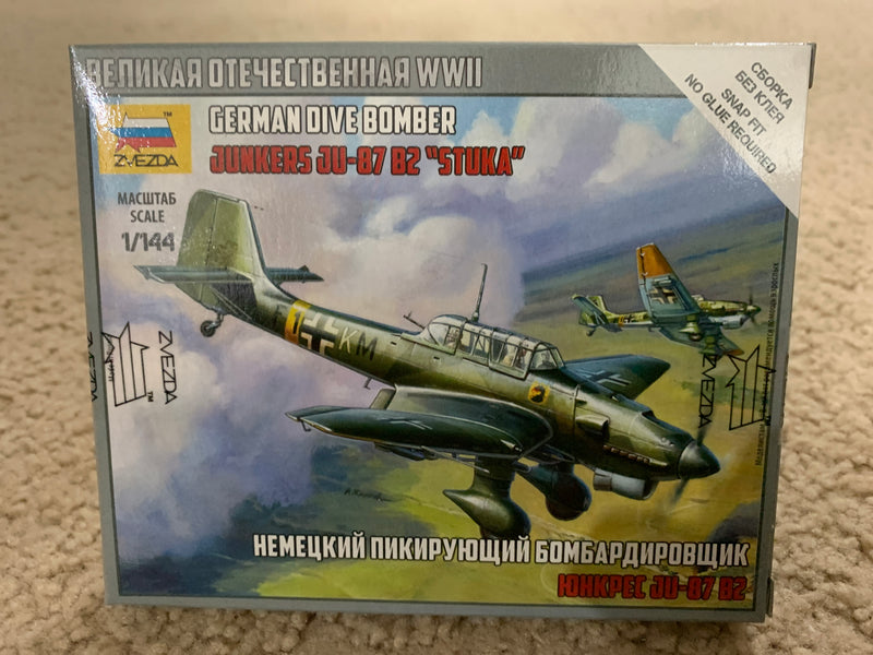 Zvezda 6123 1/144 Junkers JU-87 Stuka Plastic Model Kit