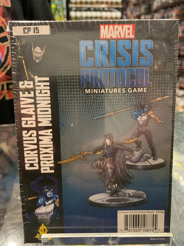 Marvel Crisis Protocol Miniatures Game Corvus Glaive and Proxima Midnight Expansion