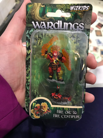 Miniature - Wardlings Fire Orc Centipede