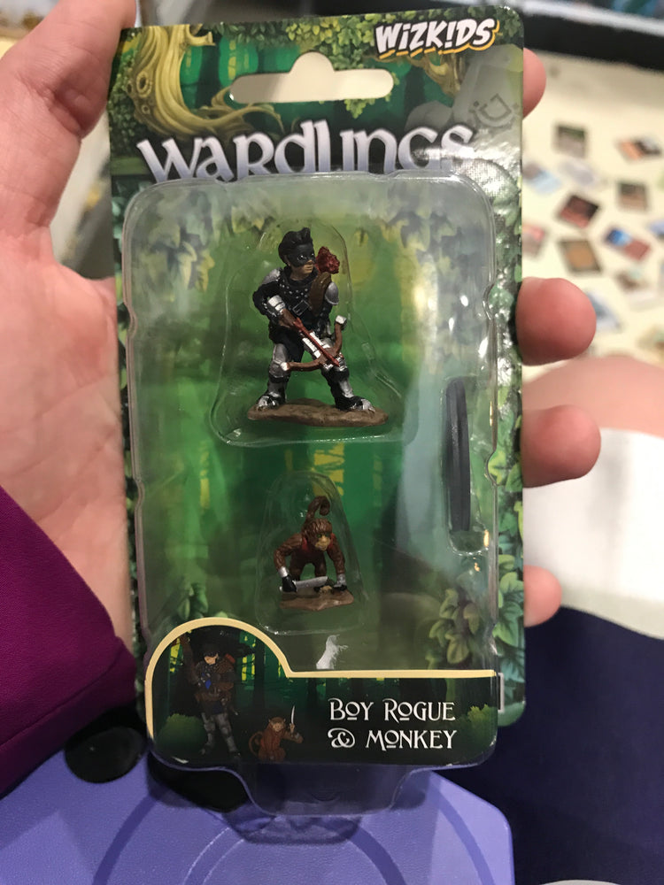 Miniature - Wardlings Boy Rogue & Monkey