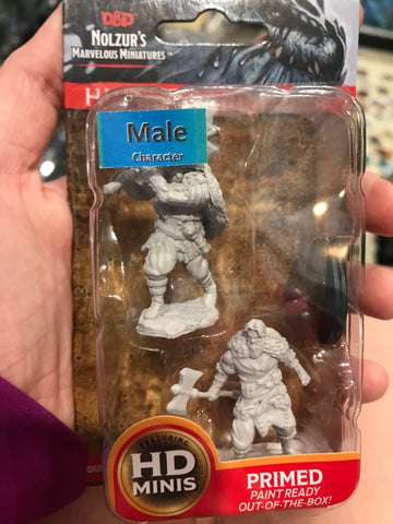 Miniature - Male Human Barbarian