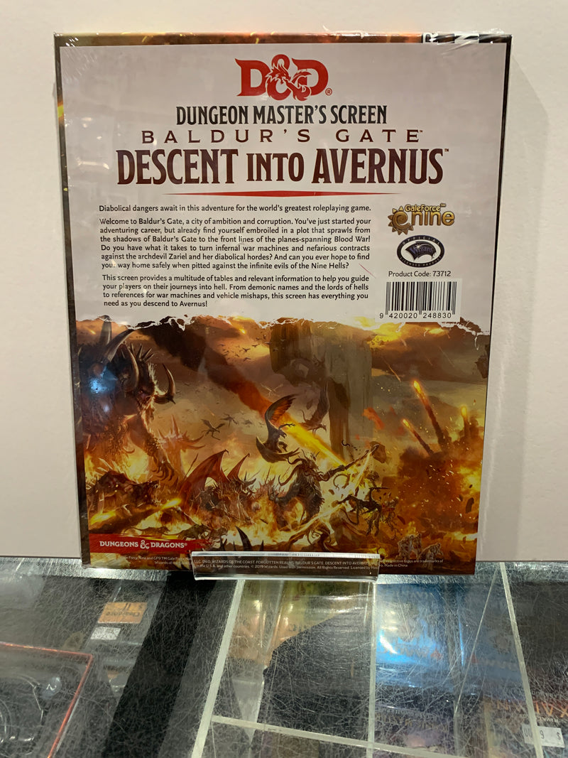 Dungeons & Dragons D&D (Screen) Decent Into Avernus Screen