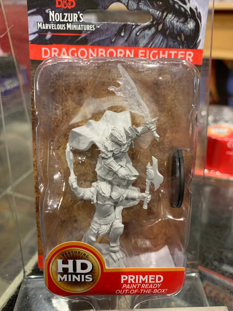 Miniature - Male Dragonborn Fighter