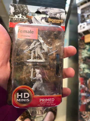 Miniature - Female Human Fighter