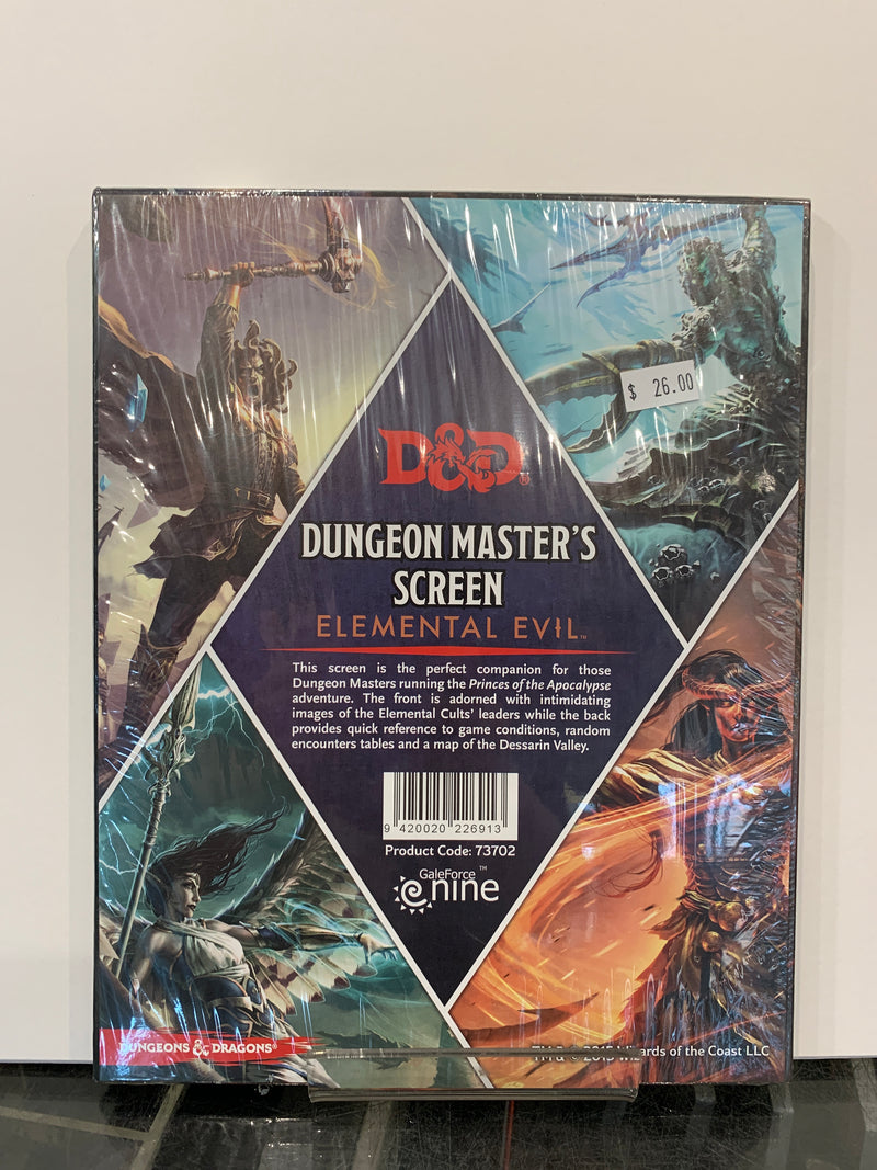 Dungeons & Dragons D&D (Screen) Elemental Evil Screen