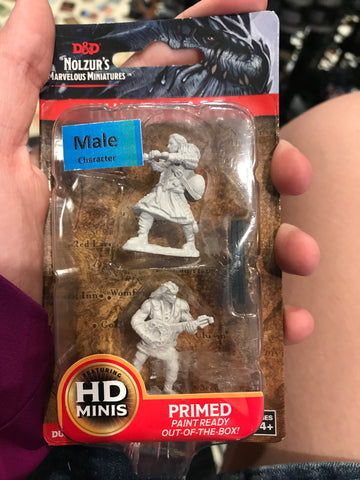 Miniature - Male Human Bard