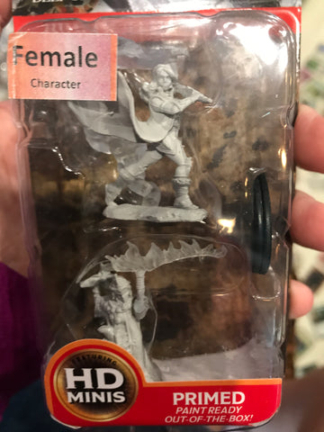 Miniature - Female Human Cleric