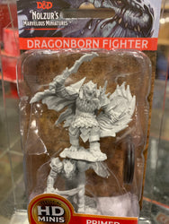 Miniature - Male Dragonborn Fighter