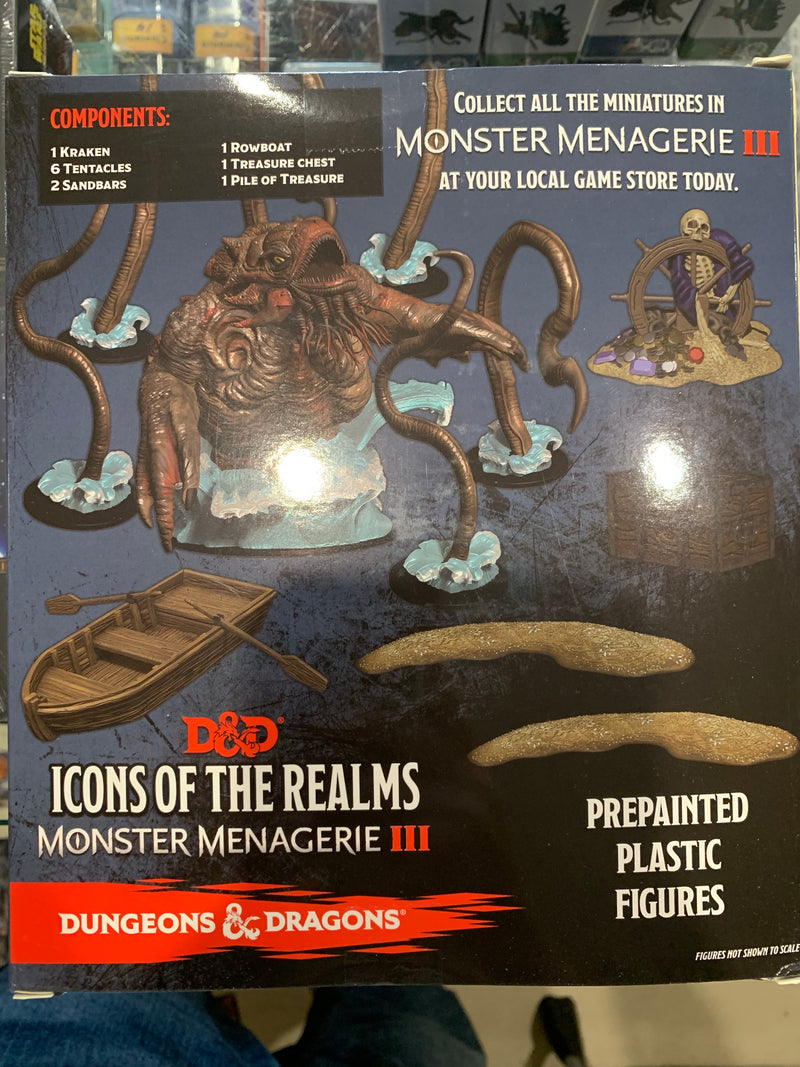 D&D Icons of the Realms Miniatures Case Incentive Monster Menagerie 3 - Kraken