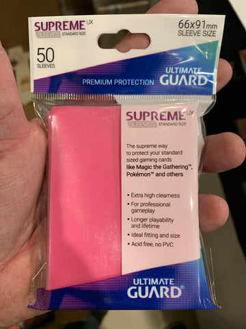 Card Sleeves Gloss Supreme (S50) Pink