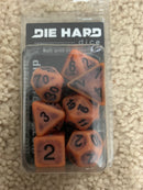 Die Hard Dice Polymer RPG Polyhedral Set - Pumpkin Golem