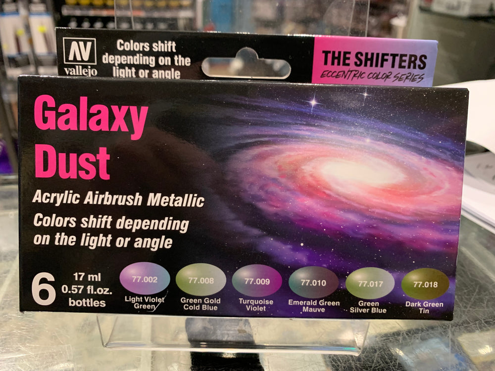 Vallejo Eccentric Colorshift Galaxy Dust Set