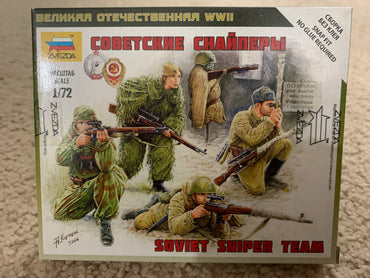 Zvezda 6193 1/72 Soviet Snipers Plastic Model Kit