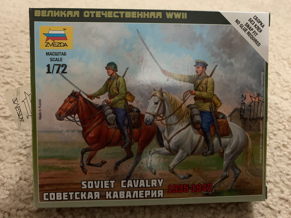Zvezda 6161 1/72 Soviet Cavalry Plastic Model Kit