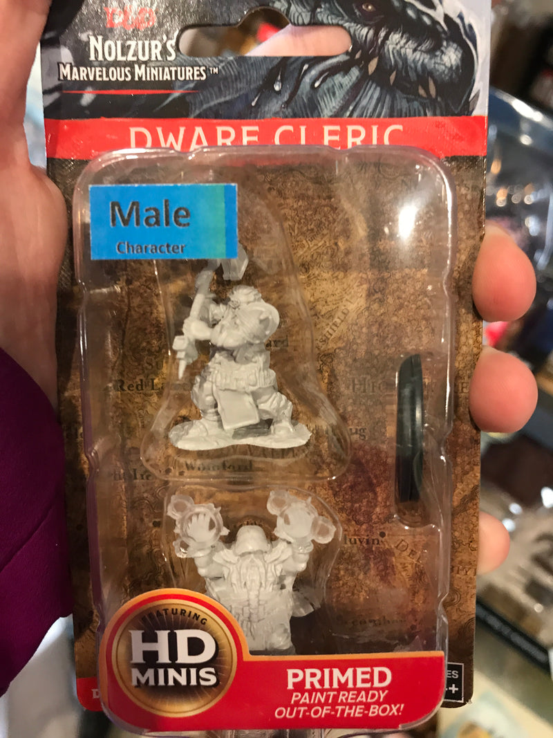 Miniature - Male Dwarf Cleric