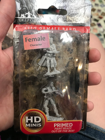 Miniature - Female Elf Bard