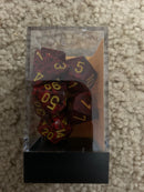 Chessex D7-Die Set Dice Speckled Polyhedral Mercury (7 Dice in Display)