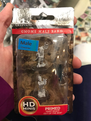 Miniature - Male Gnome Bard
