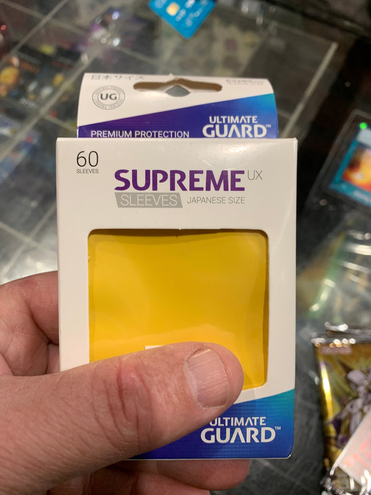 Card Sleeves Gloss Supreme (Japanese 60) Yellow
