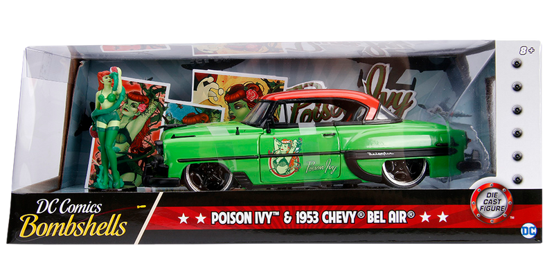 JADA - DC Bombshells - Ivy 53 Bel Air 1:24 Hollywood Ride