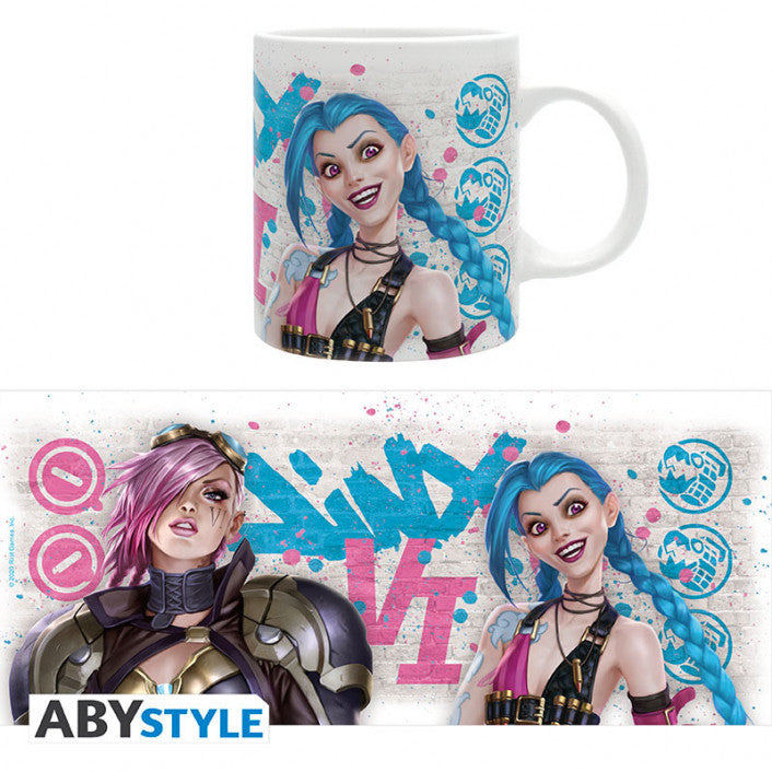 League of Legends Coffee Mug Vi vs Jinx 320 ml