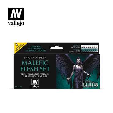Vallejo 74102 Malefic Flesh Set 8 Colour Set