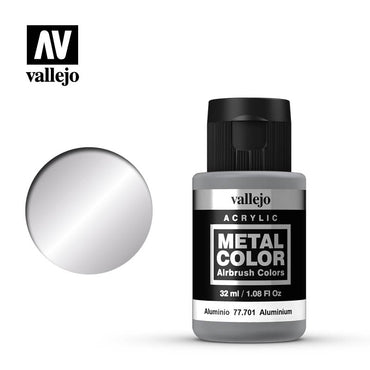 Vallejo 77701 Metal Color Aluminium 32ml Acrylic Paint