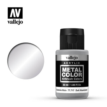 Vallejo 77717 Metal Color Dull Aluminium 32ml Acrylic Paint
