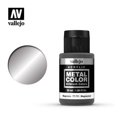 Vallejo 77711 Metal Color Magnesium 32ml Acrylic Paint