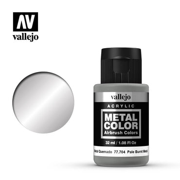 Vallejo 77704 Metal Color Pale Burnt Metal 32ml Acrylic Paint